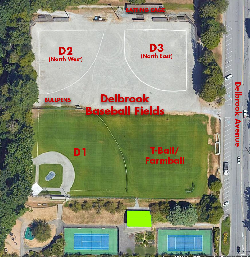 Delbrook Baseball Fields